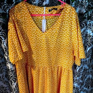 Yellow Polka Dot SHEIN Dress
